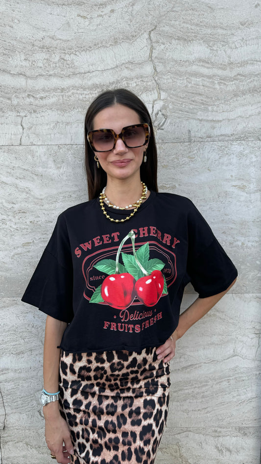 CHERRY CROP TEE